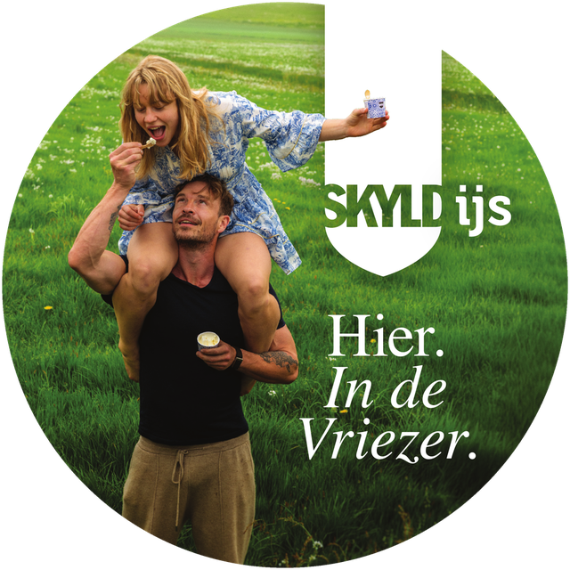 SKYLD ijs — hier in de vriezer