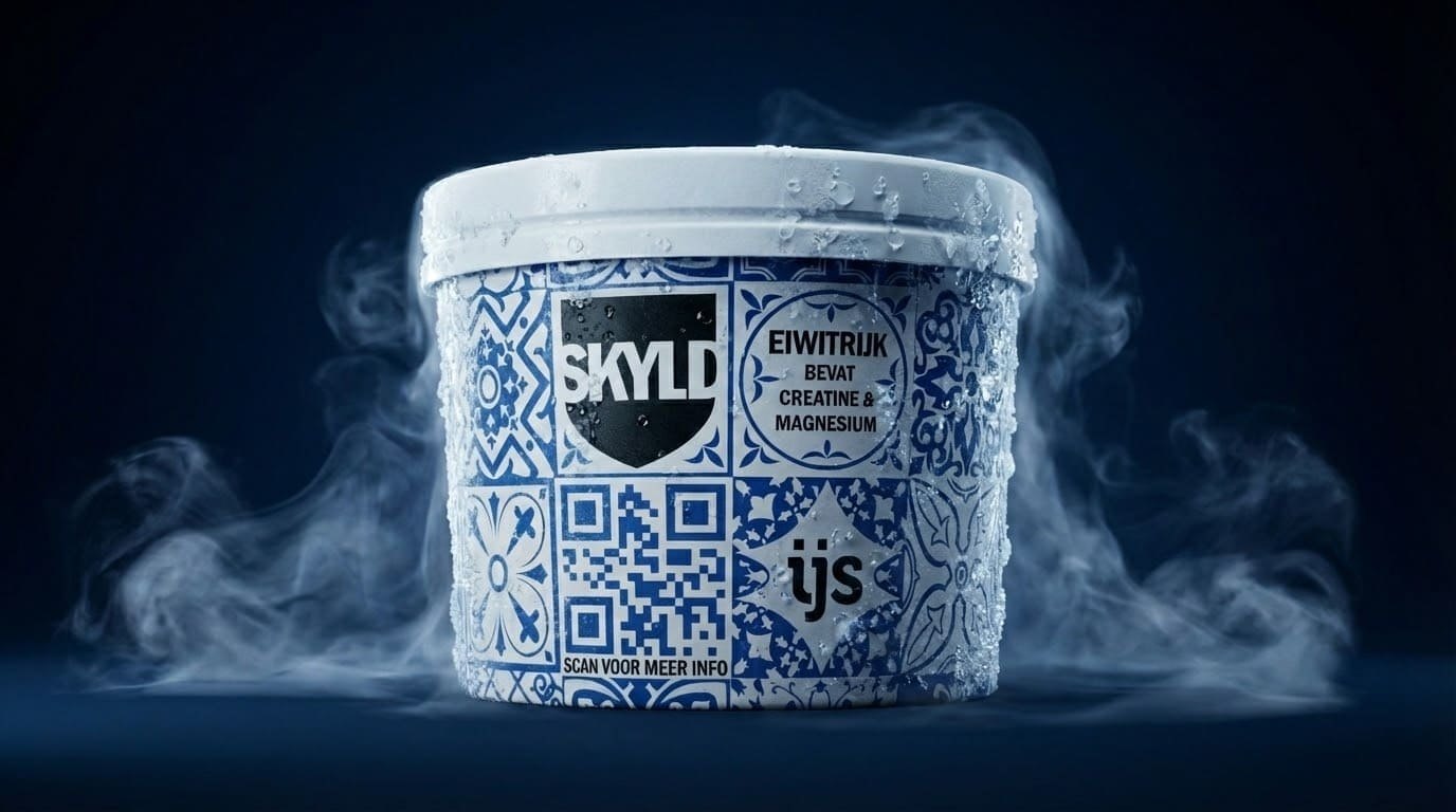 SKYLD verpakking — Delfts-blauw, eiwitrijk